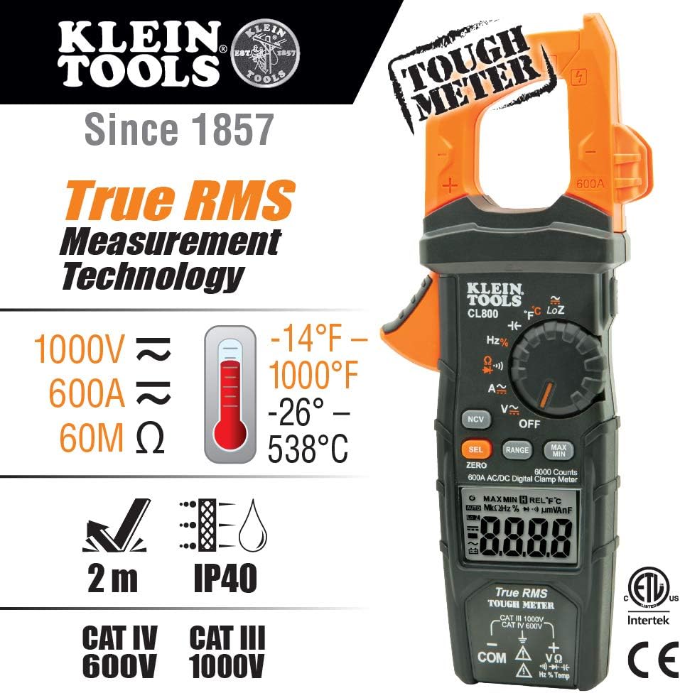Klein CL800 Clamp Meter