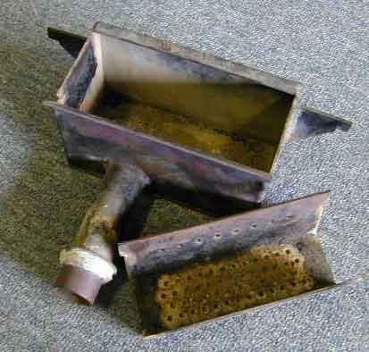 Obsolete Whitfield Tube-Style Burn Pot