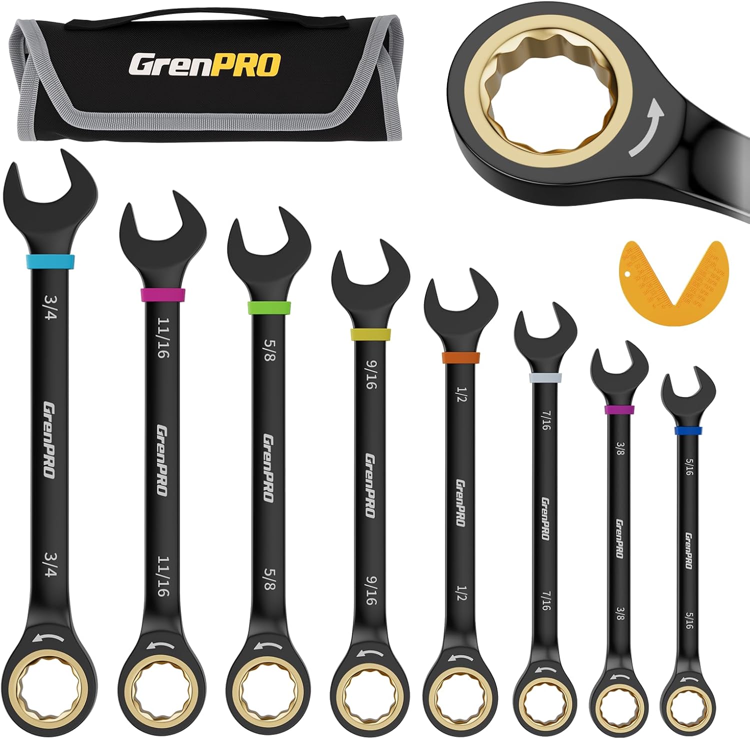 Ratcheting Wrench Set